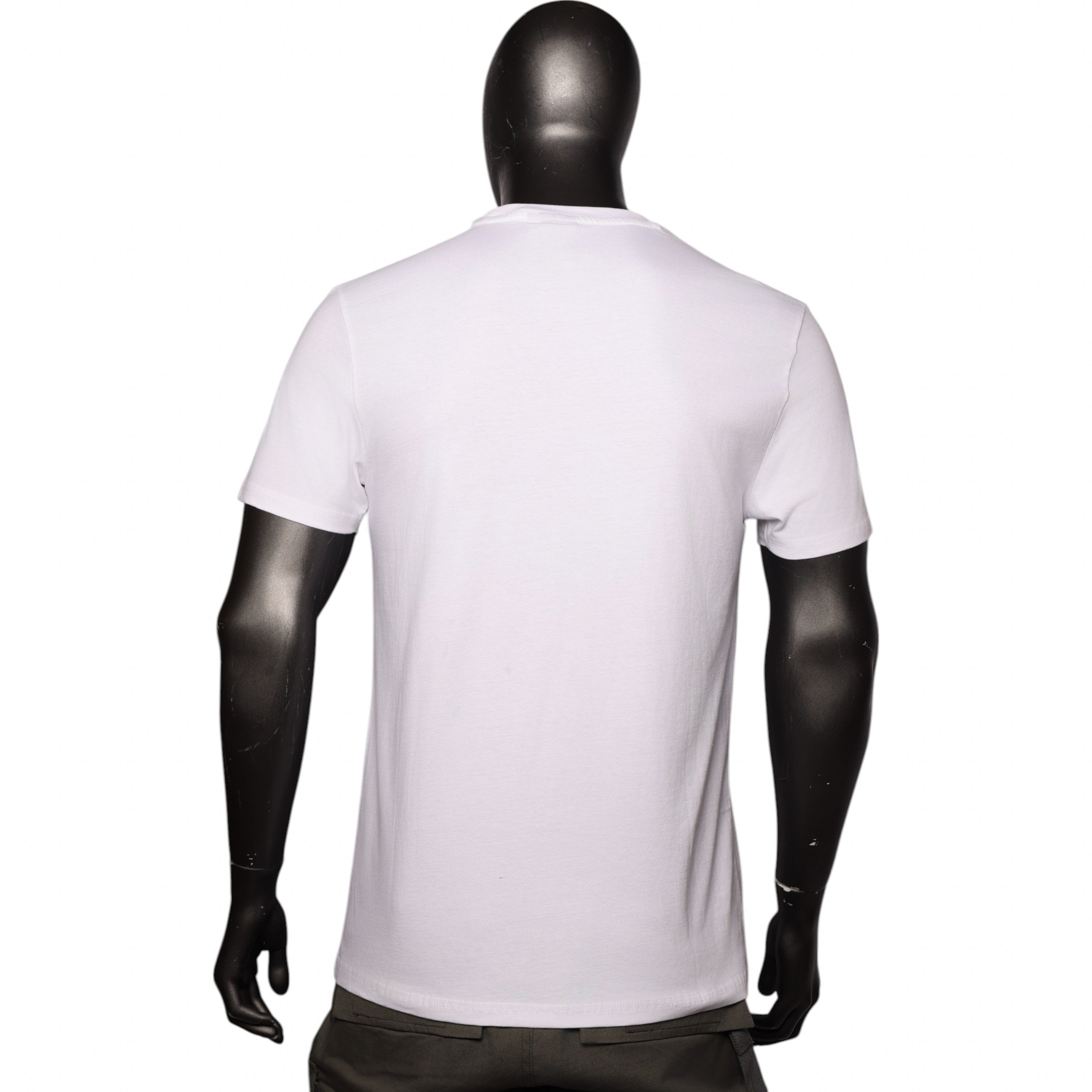 Polo T-Shirt Sport Block Logo White